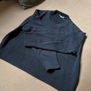 Everlane Women Black Pullover Cotton Sweater M